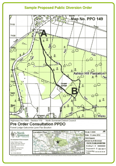 Sample Proposed Public Diversion Order