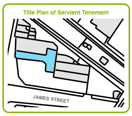 Title Plan for Servient Tenement in Licence Agreement